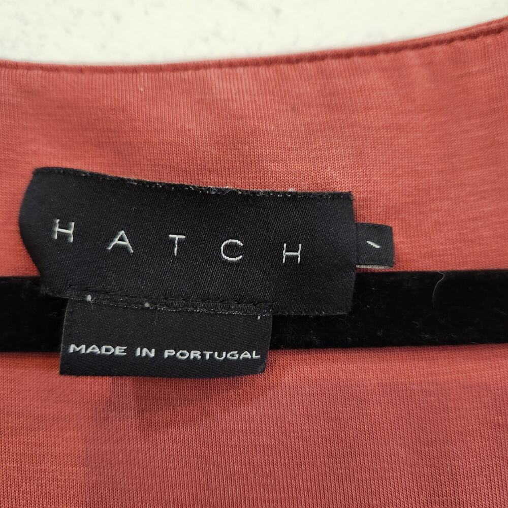Hatch Maternity Long Sz 1 / S Dusty Rose Pink Dress Designer Casual Autumn - Picture 4 of 8